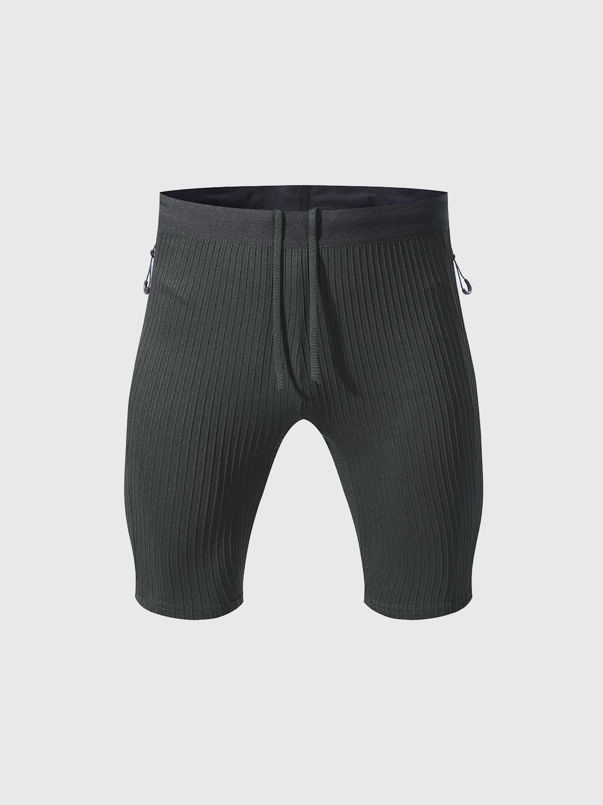 8" Pro Compression Lined Running Short with Zip Pockets