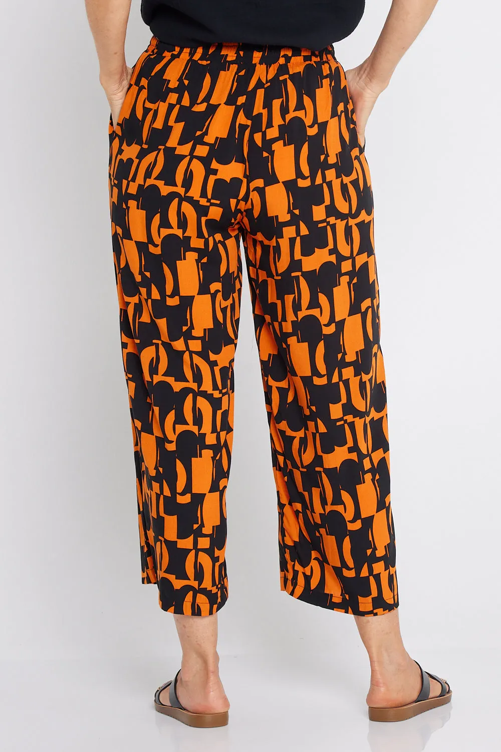 Aiko Lightweight Pants - Midcentury Orange