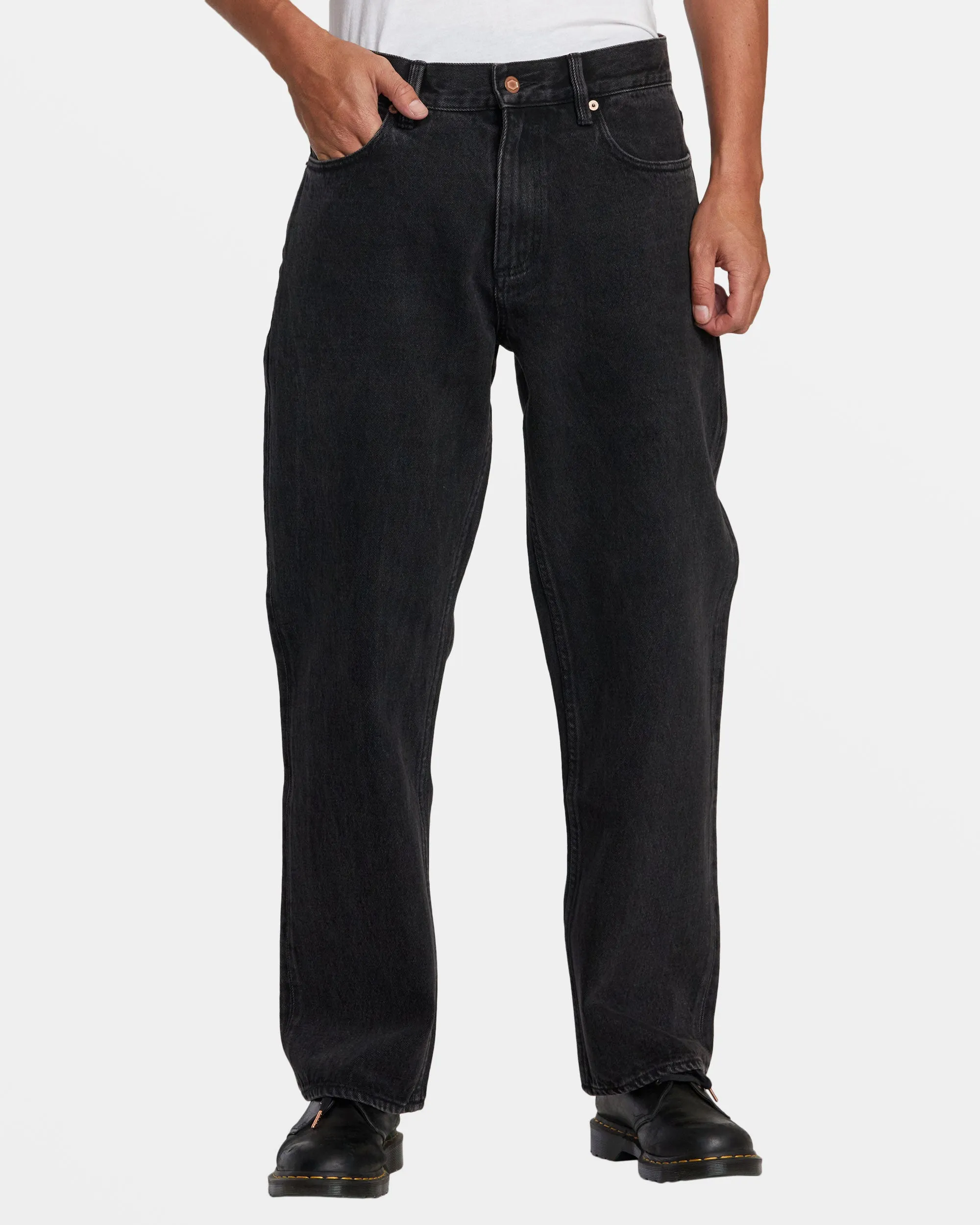 Americana Dayshift Denim Pants - Black Rinse