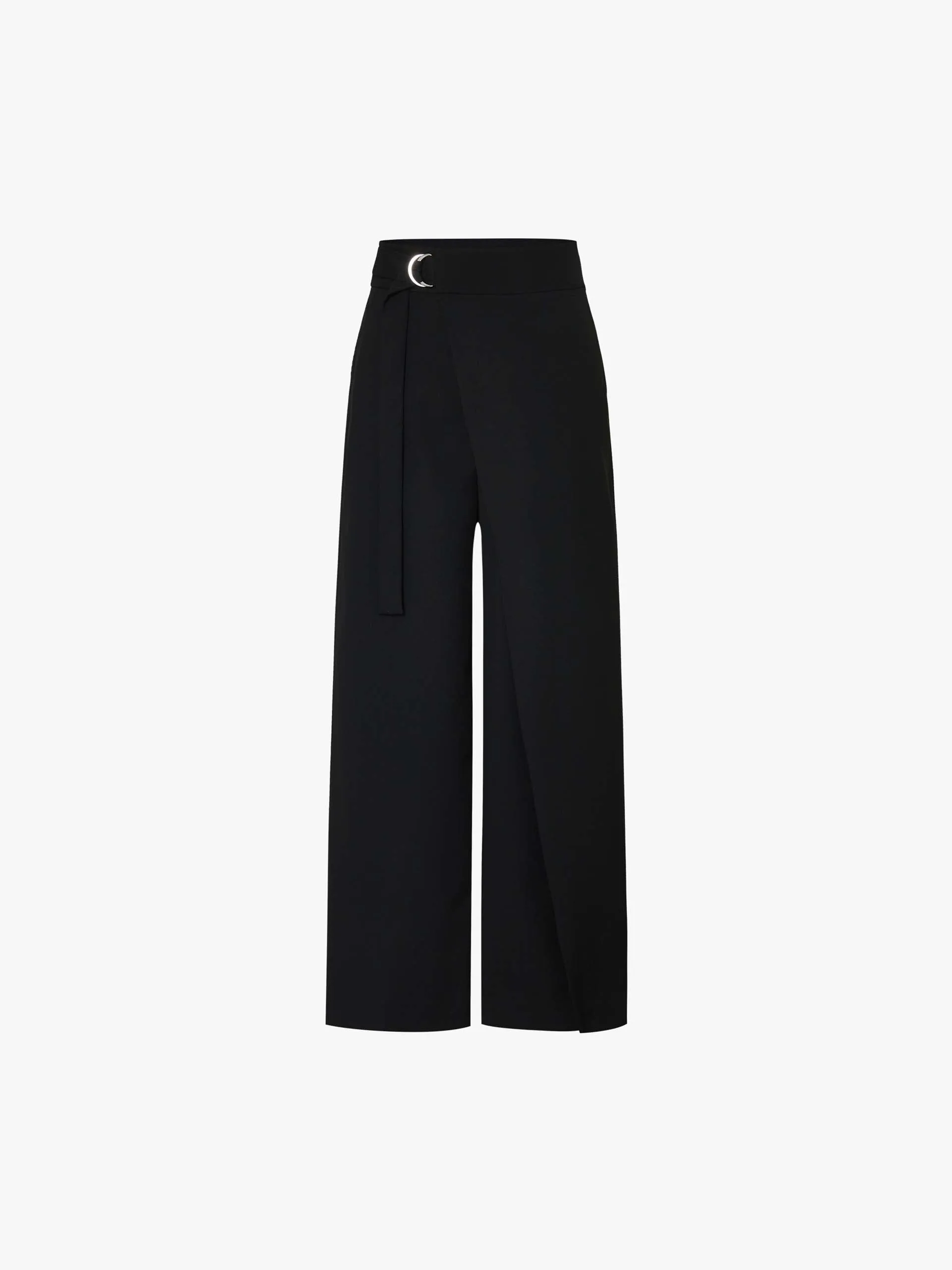 Belt Wide Leg Pants