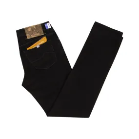 Black 'Bard' Slim Fit Jeans