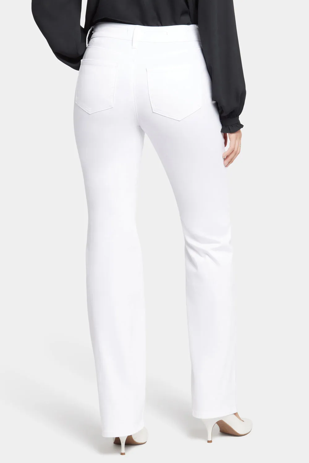 Blake Slim Flared Jeans In Petite - Optic White