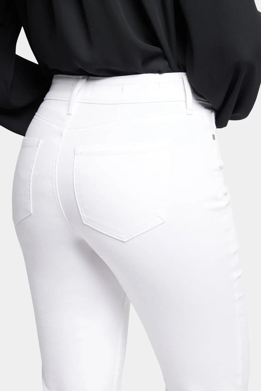 Blake Slim Flared Jeans In Petite - Optic White