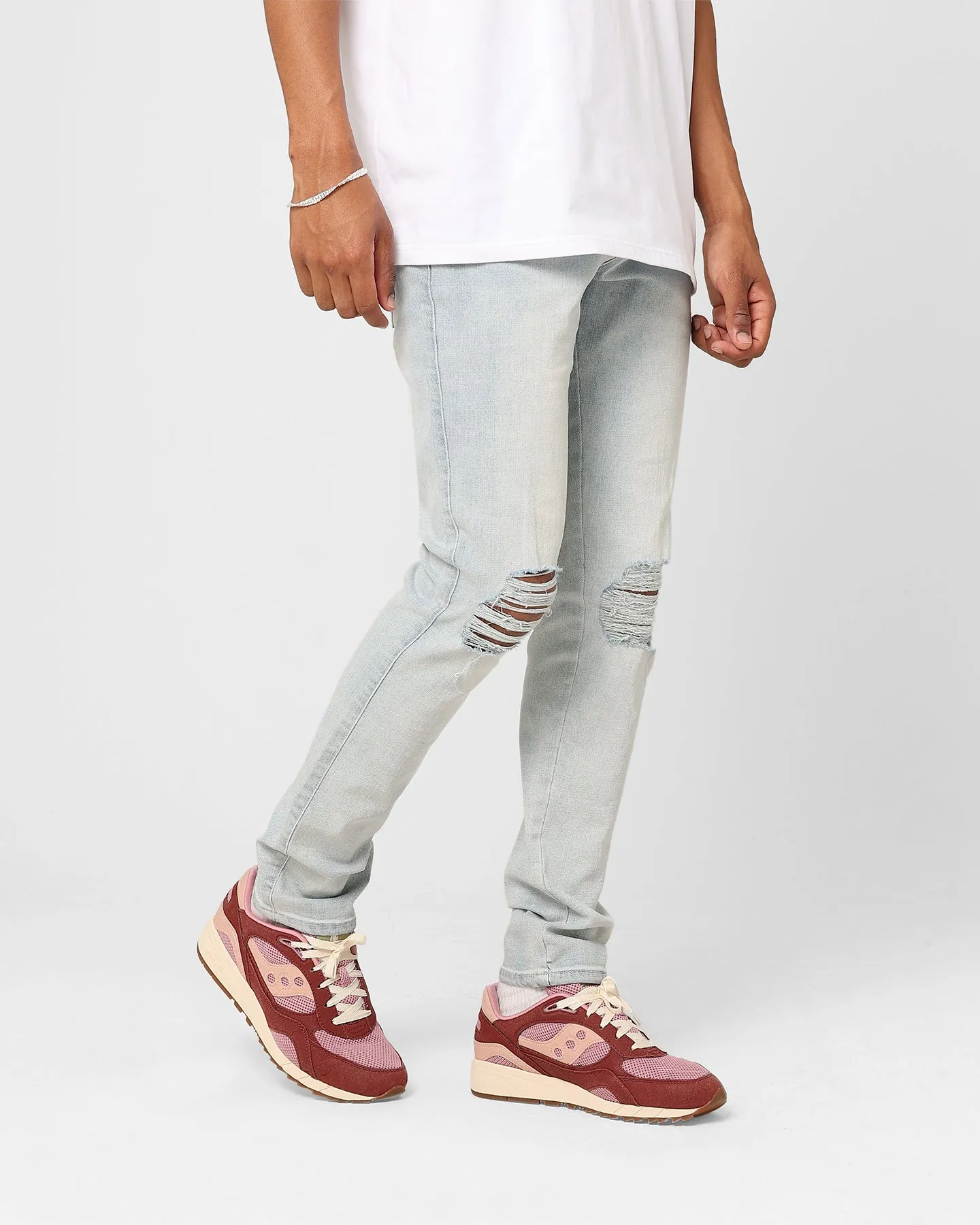 Carre Daily Distressed Jeans Snow Wash