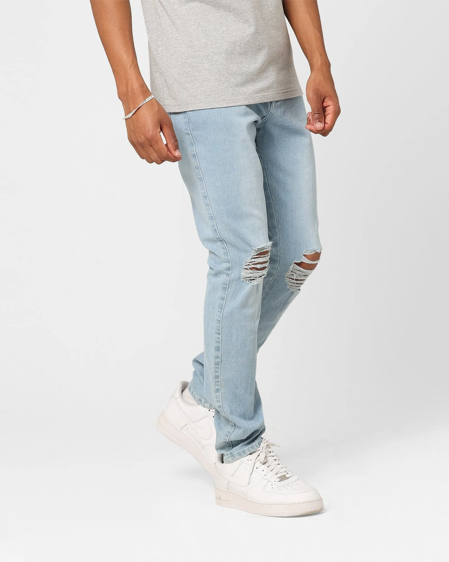 Carre Daily Distressed Jeans Superwash Blue