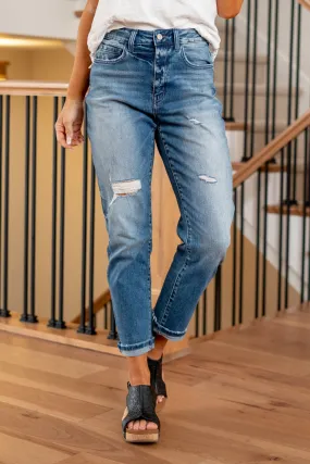 Caspian Cuffed Mom Jeans