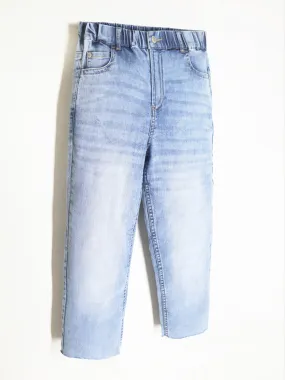 Classic Denim Blue Jeans with Straight Fit