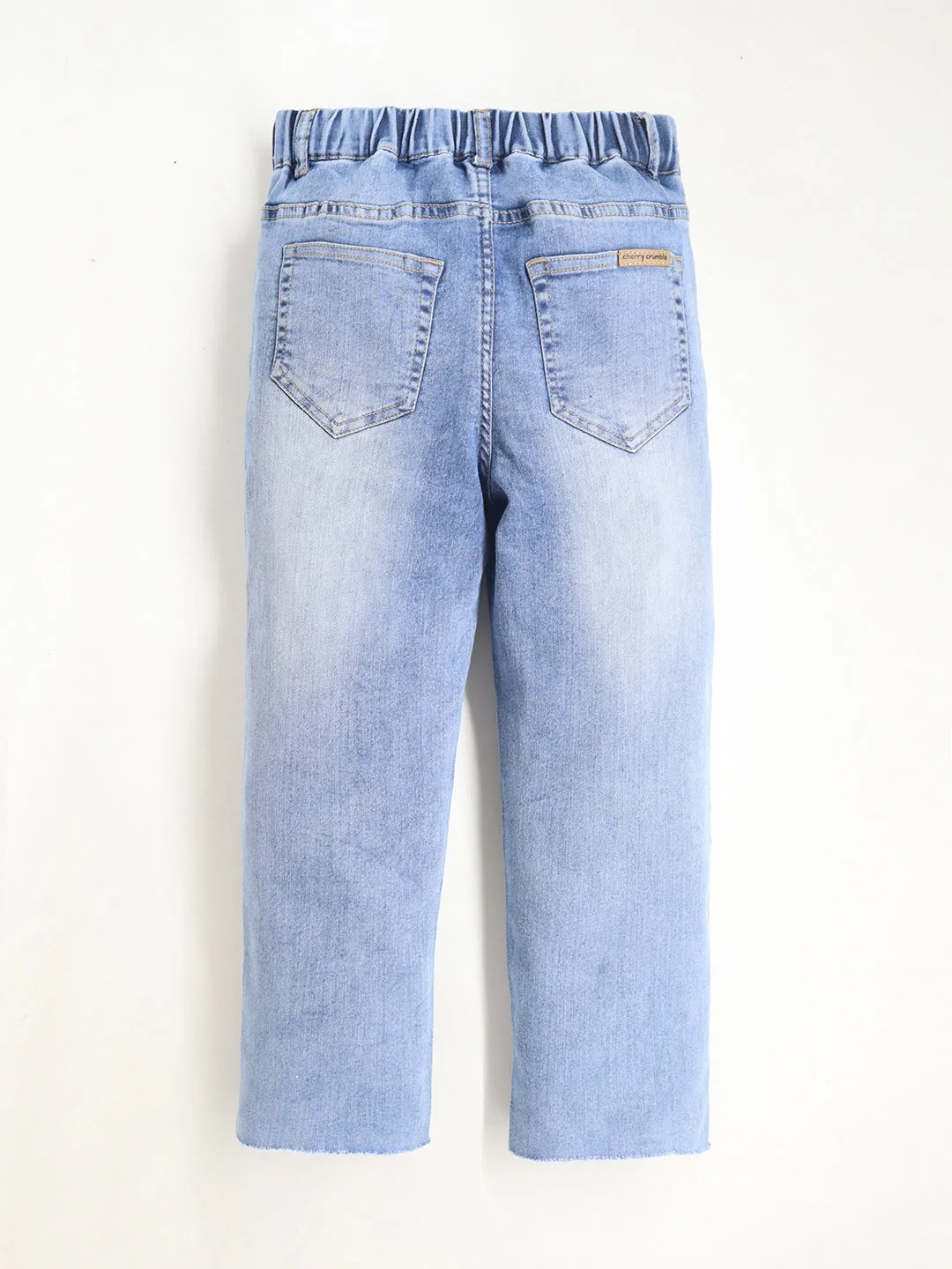 Classic Denim Blue Jeans with Straight Fit