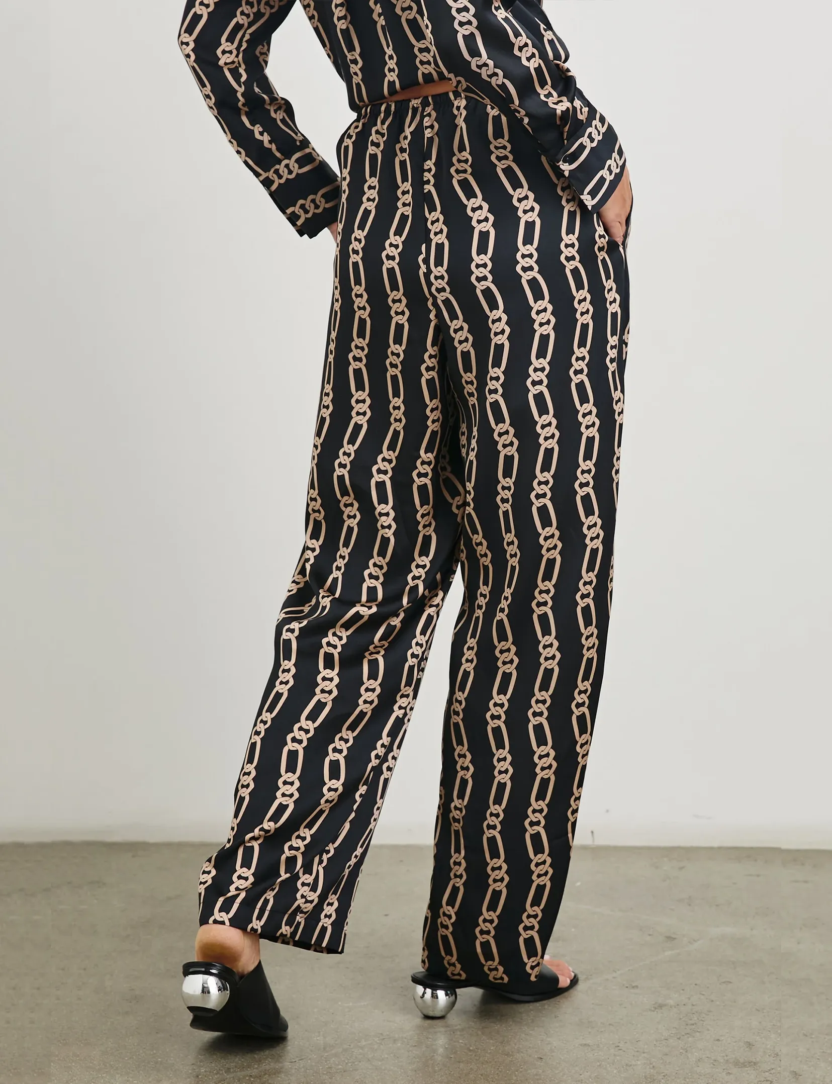 Damani Pant, Black/Gold Link