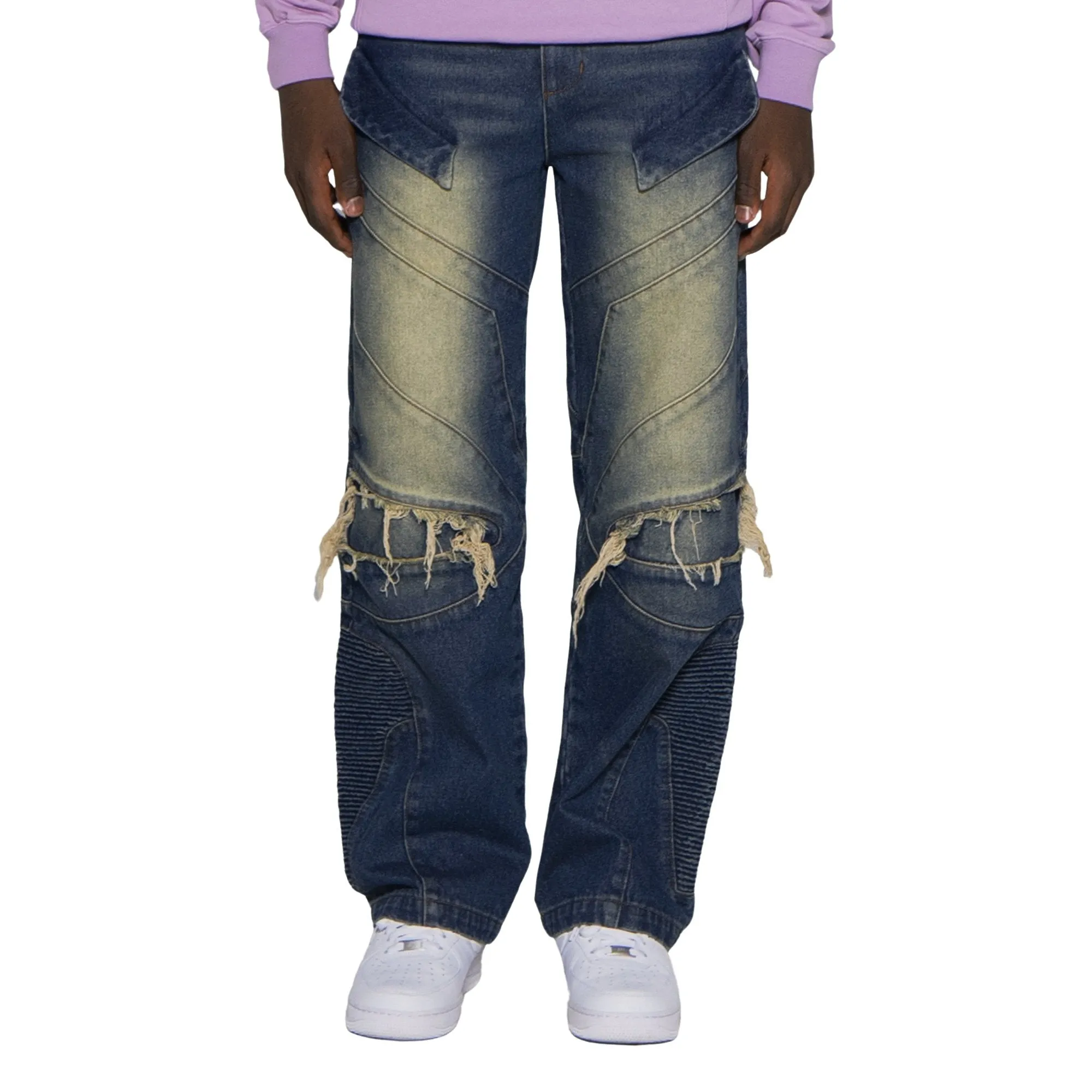 Distressed Washed Jean