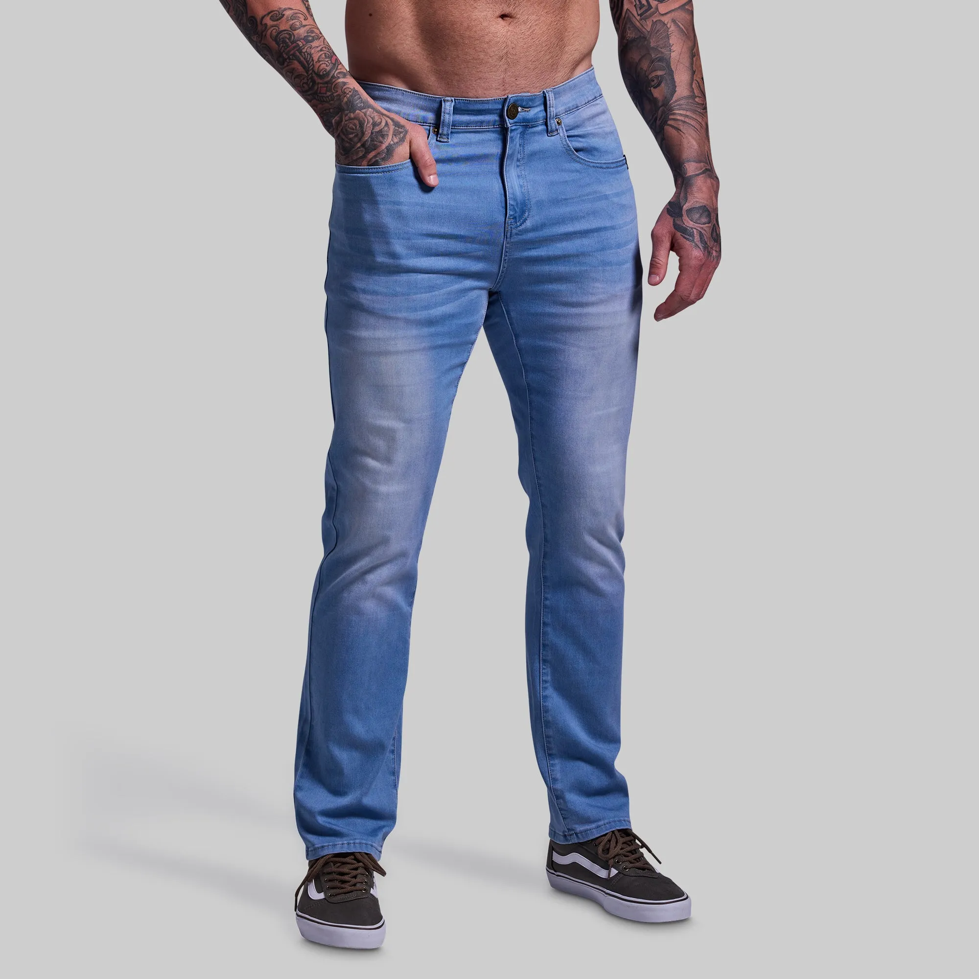 FLEX Stretchy Athletic Fit Jean (Light Wash)