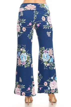 Floral Wide Leg Pants