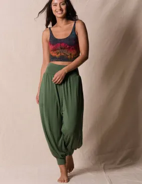 Flowy Harem Pants - Meadow