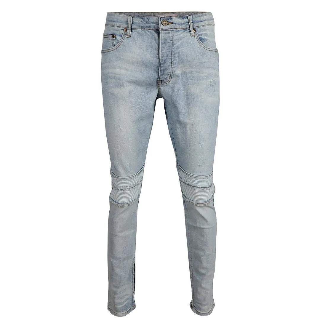 F.O.G Fourth Collection Ripped Mid-Rise Light Blue Jeans