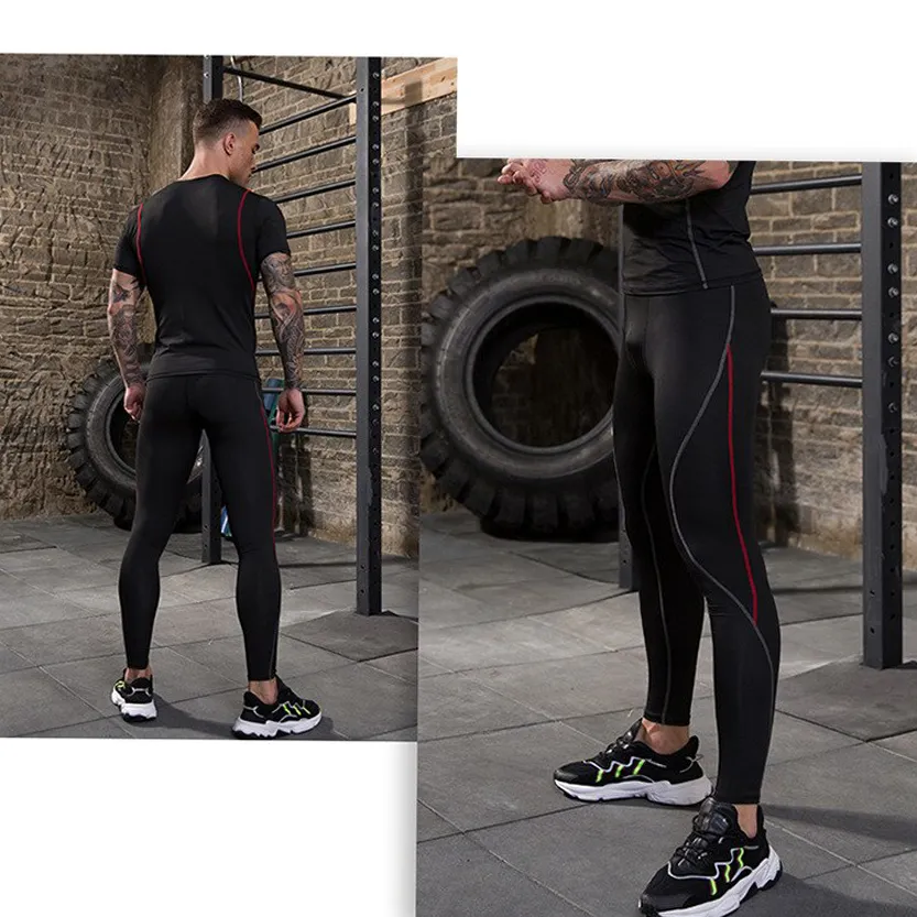 Funki Buys | Pants | Men's Stretch Compression Fitness Pants