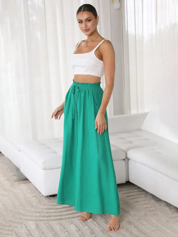 High Waisted Wide Leg Pants