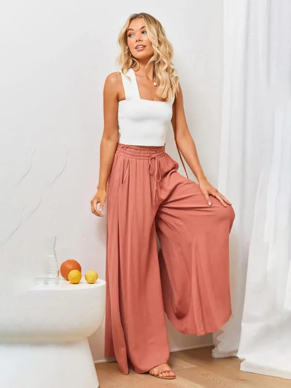 High Waisted Wide Leg Pants