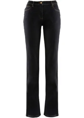 John Baner Jeanswear Best Selling Straight Stretch Jeans, Black