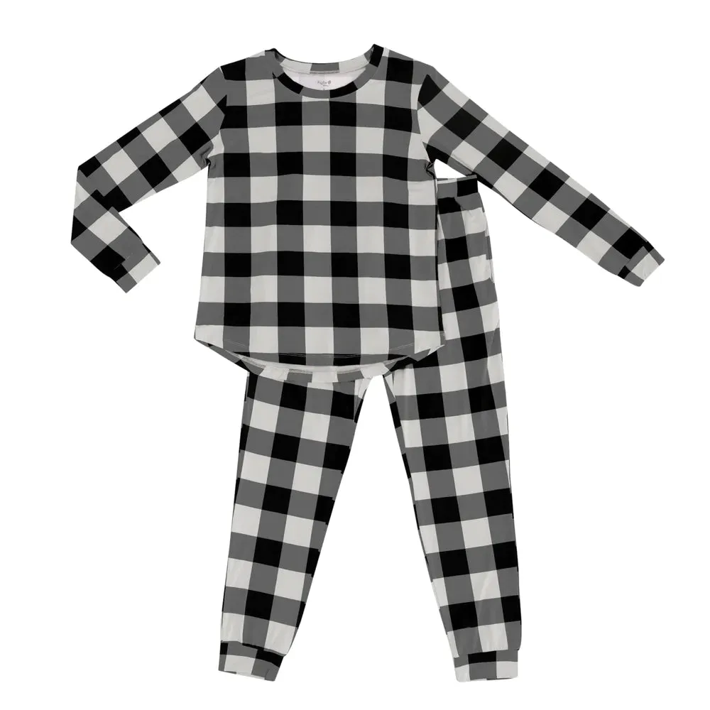 Kyte Baby Women's Jogger Set - Midnight Plaid