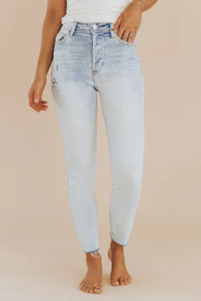 Light High Rise Skinny Mom Jeans - FINAL SALE