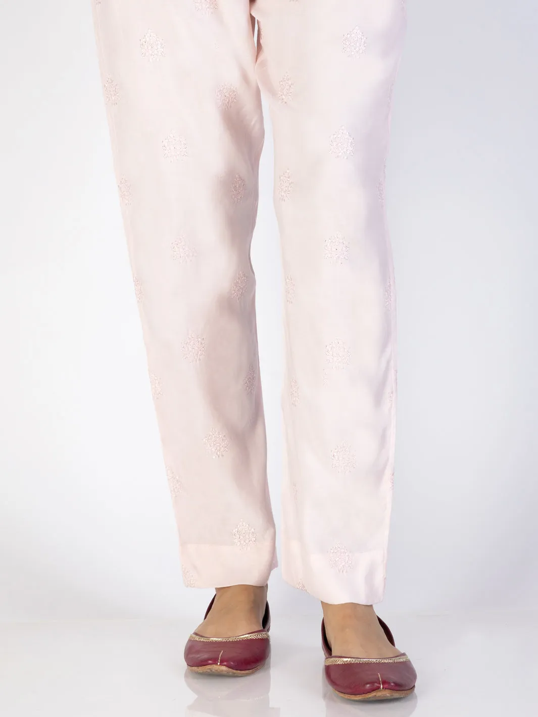 Light Pink Viscose Trousers - AL-T-701