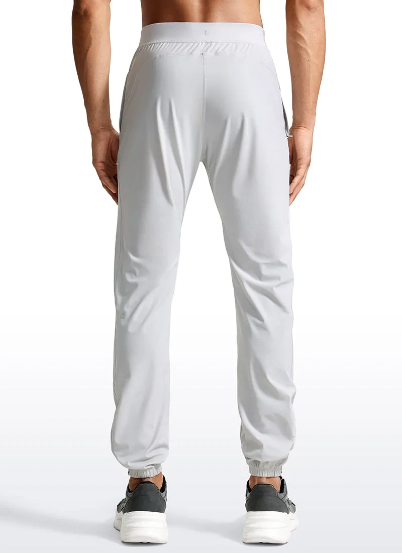 Lightweight Quick Dry Slim-Fit Joggers 31"-Zipper Pockets