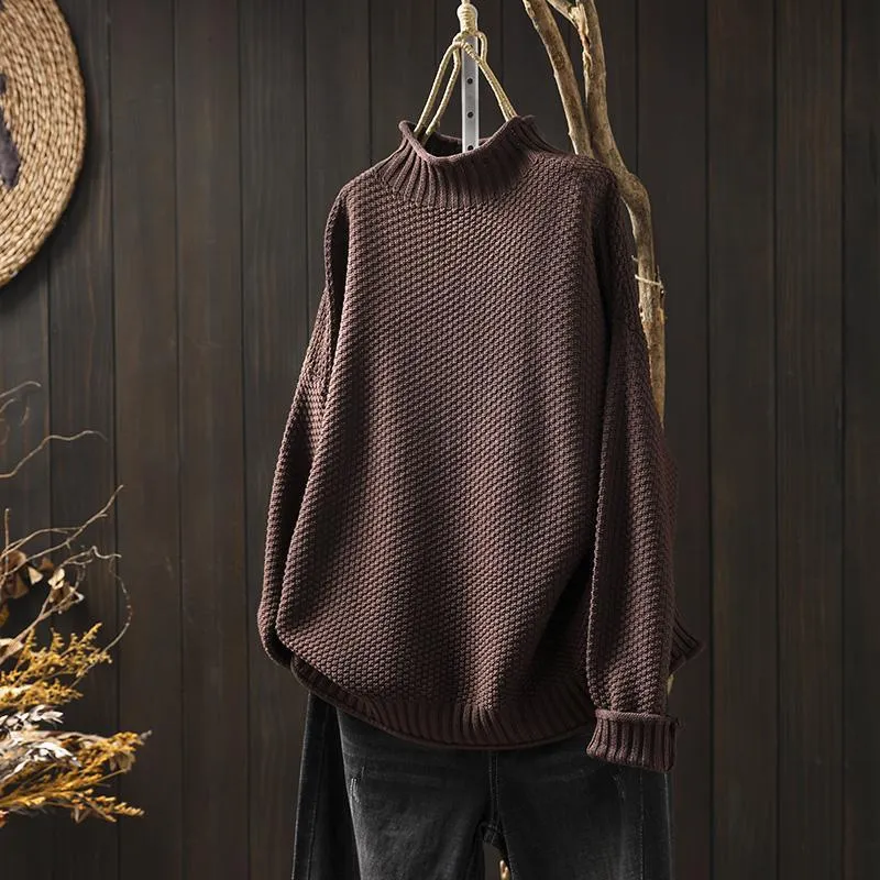 MARGARETA - COMFORTABLE KNITTED SWEATER