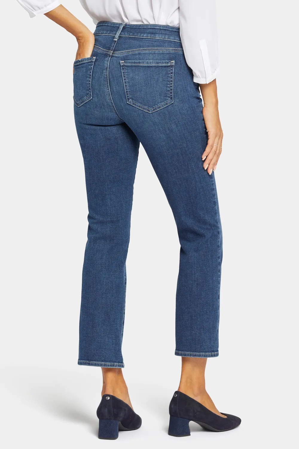 Marilyn Straight Ankle Jeans - Dimension