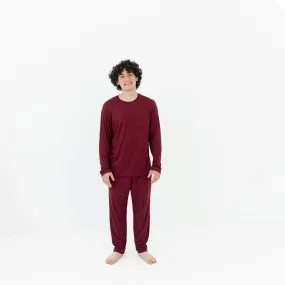 Men's Jogger Set in Burgundy