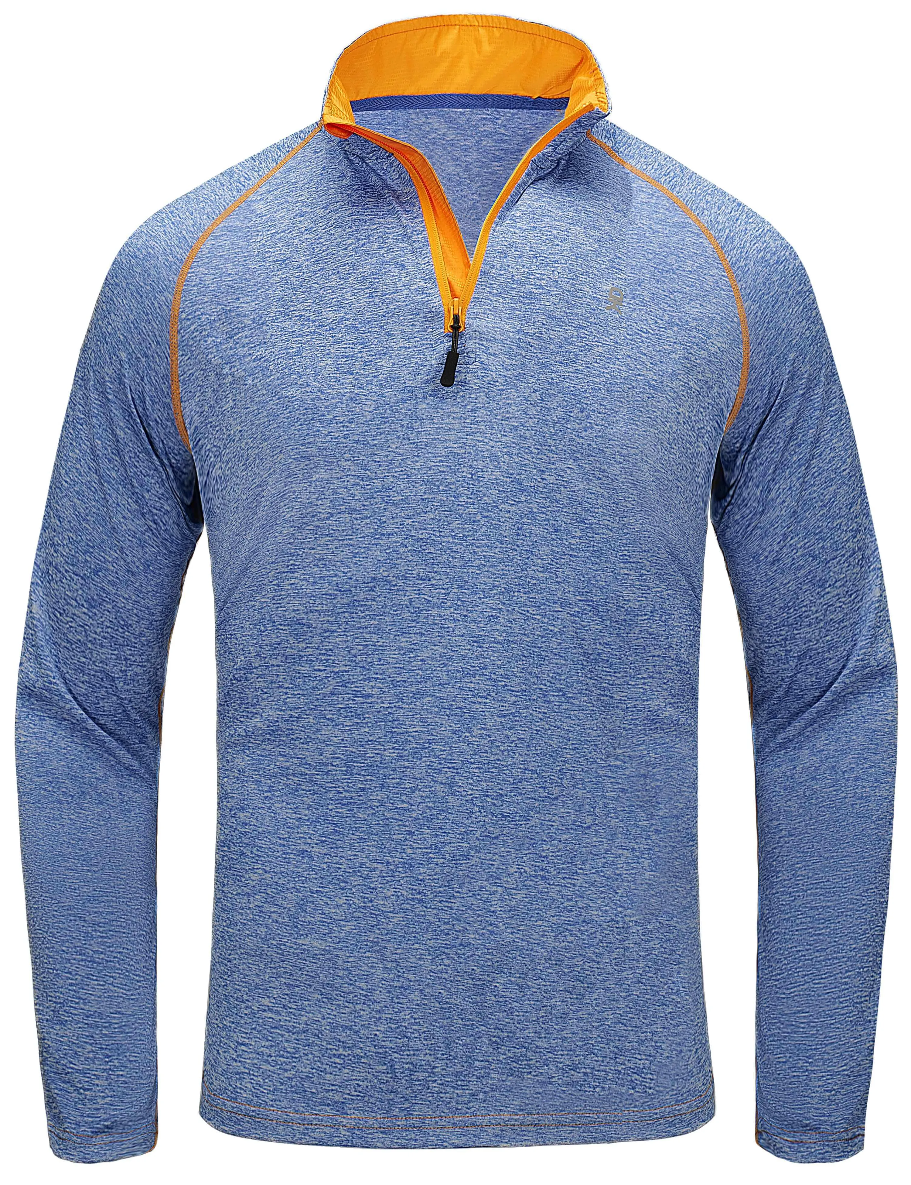 Men's Long Sleeve Quick Dry Lightweight Running Golf T-Shirt Top