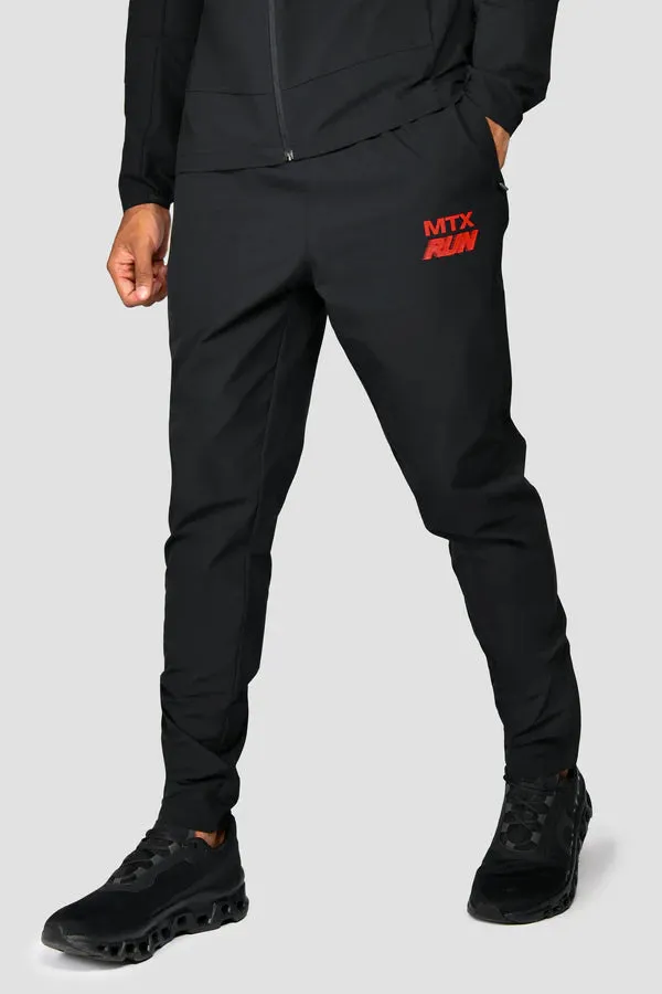 MONTIREX MTX Logo Running Pant - Black/ Red