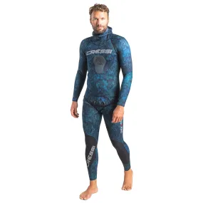 Open Box Cressi 2mm Man Tokugawa Nylon Two-Piece Wetsuit With Hood - Medium