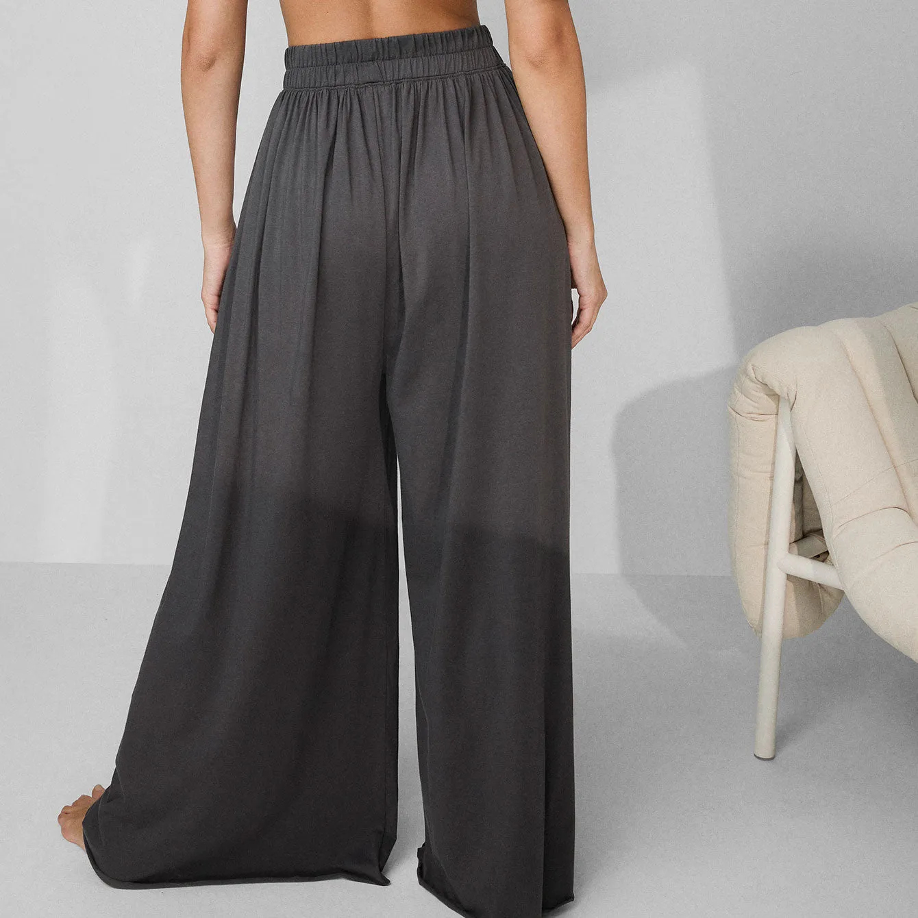 Organic Pima Wide Leg Pant