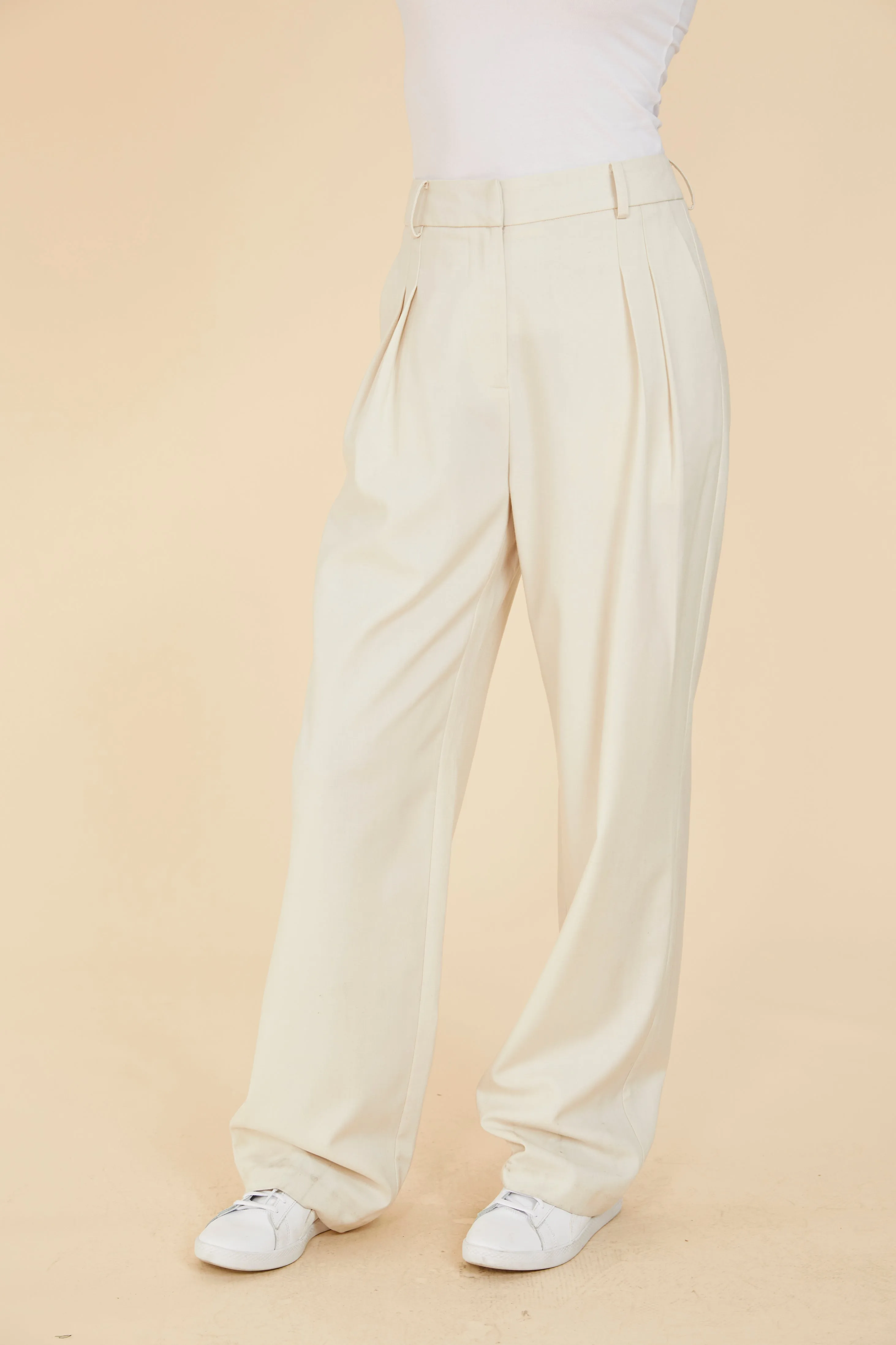 Pleated Wide Leg Pants