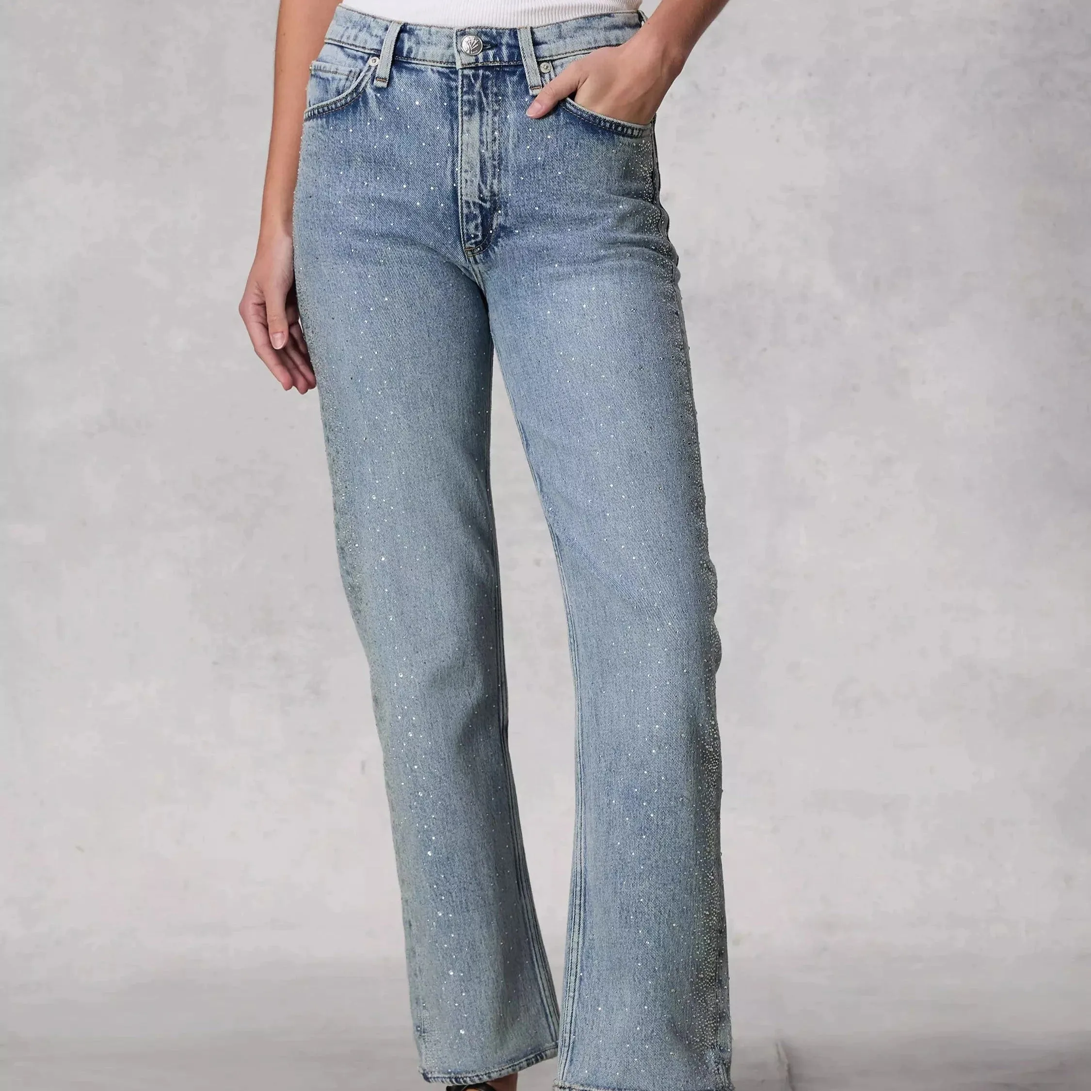 Rag & Bone Harlow Ankle Straight Jean