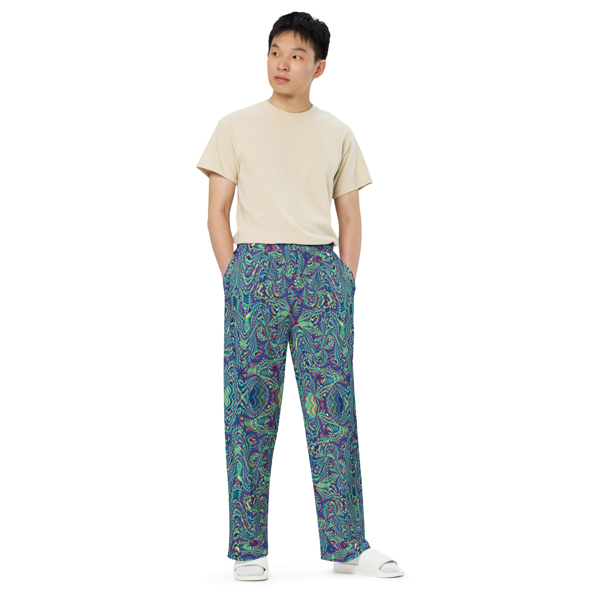 Recursia Alchemical Vision Men's Wide Leg Pants