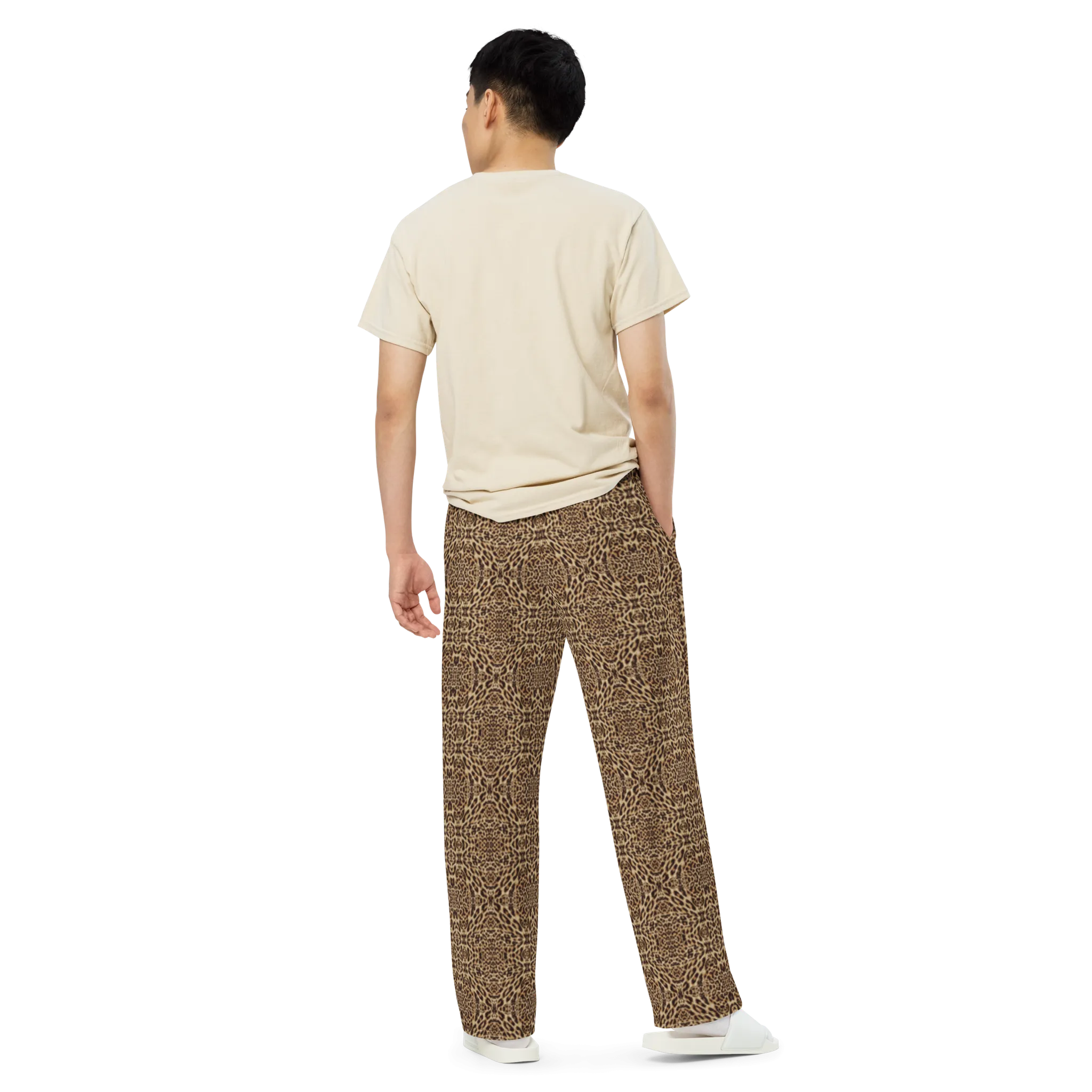 Recursia Contemplative Jaguar Men's Wide Leg Pants