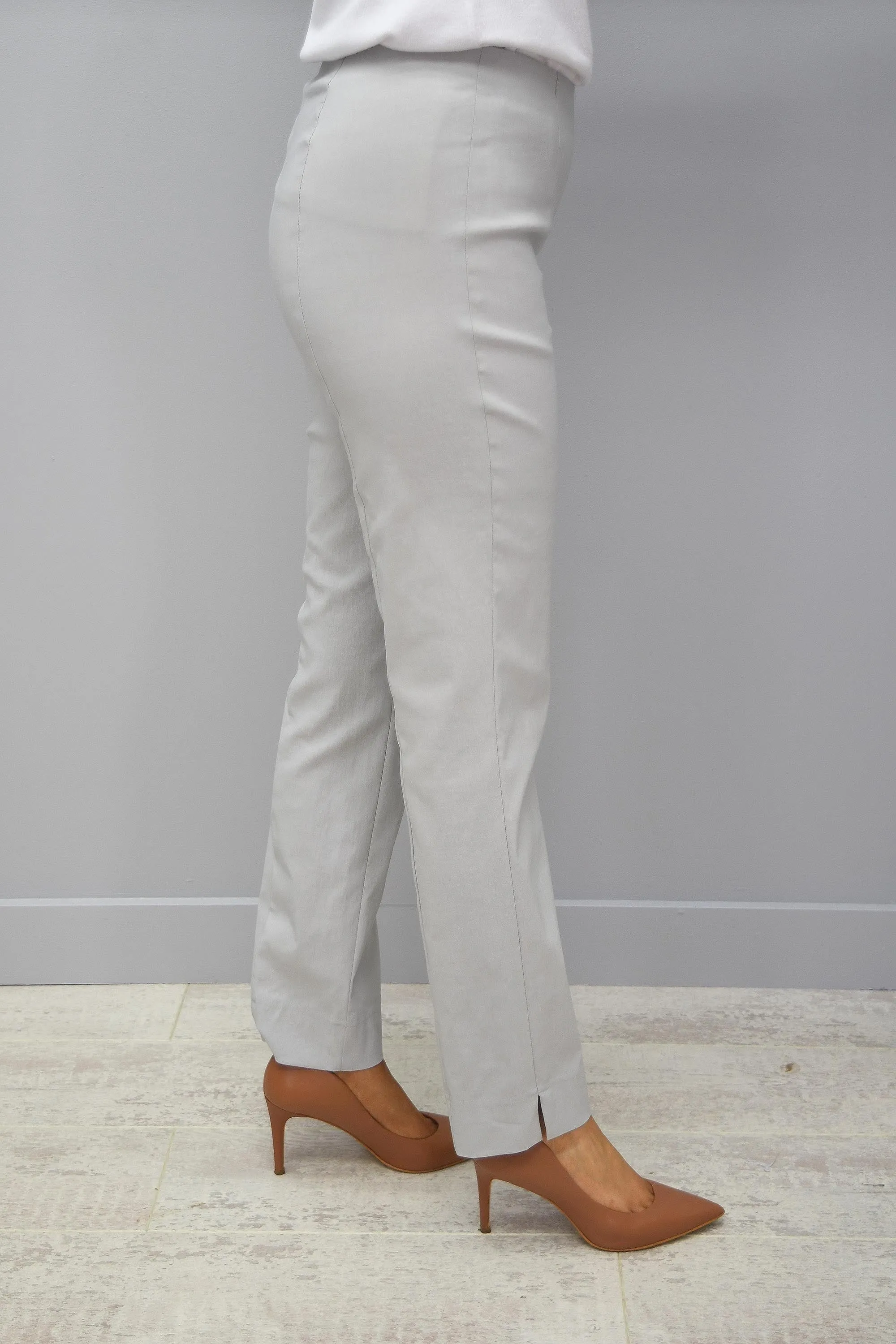 Robell Marie Full Length Trousers Sliver Grey 92 - 51412 5499 92