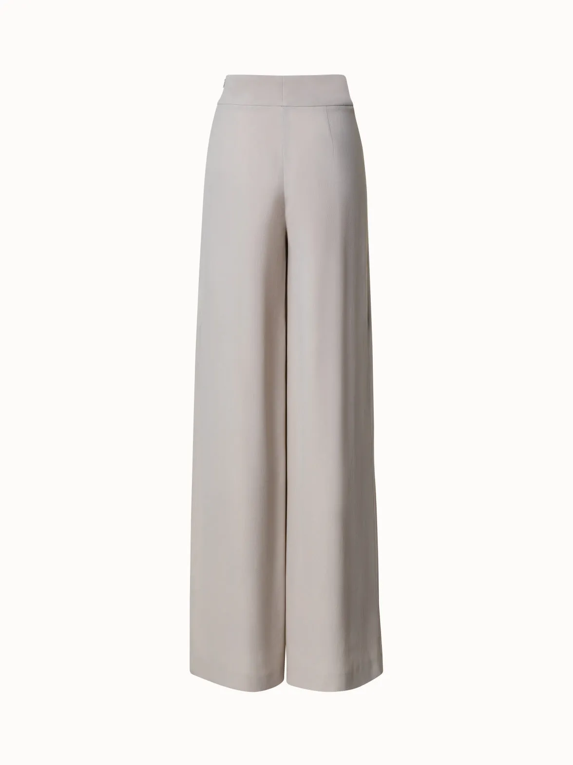 Silk Georgette Wide Leg Pants