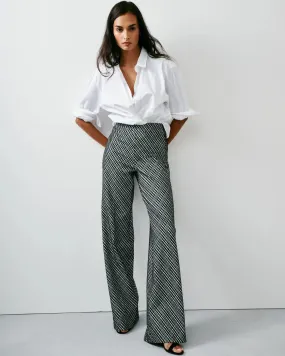 SPANX - PONTE JACQUARD WIDE LEG PANT