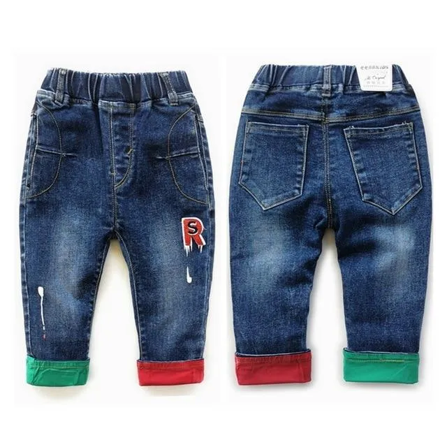 Stretchy Denim Jeans Pants Trousers for Toddlers 6M - 6yrs