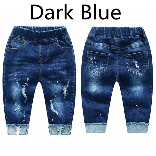 Stretchy Denim Jeans Pants Trousers for Toddlers 6M - 6yrs