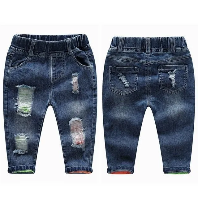 Stretchy Denim Jeans Pants Trousers for Toddlers 6M - 6yrs