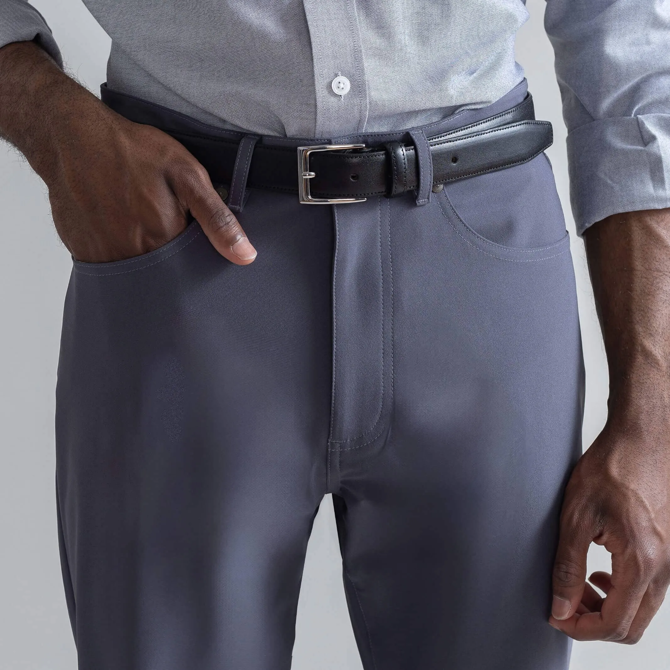 The Dark Grey Performance Stretch Franklin 5 Pocket Custom Pant