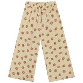 The Wide Leg Pant by Rylee   Cru - Lemon Daisies - KIDS