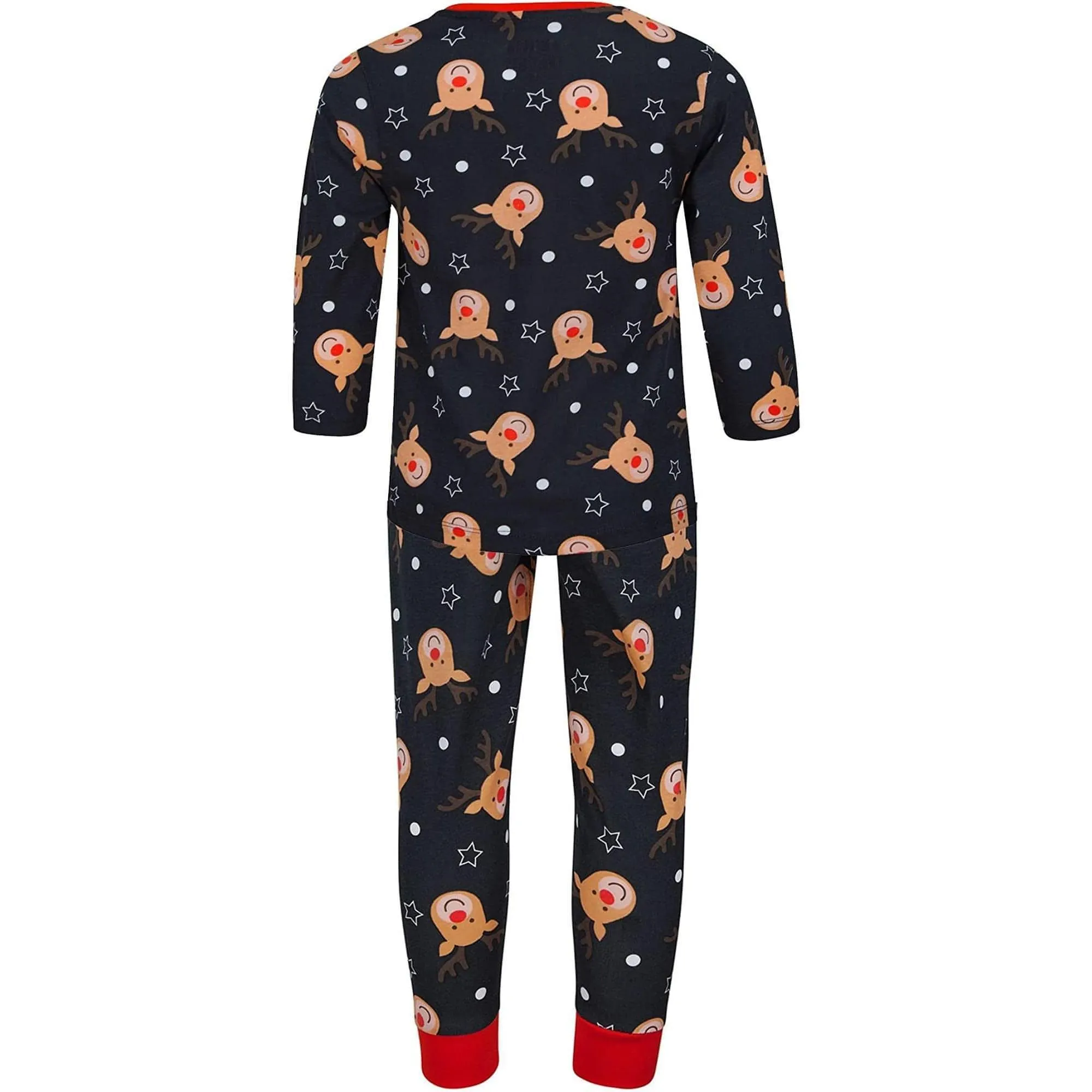 Tokyo Laundry Rudolph Repeat 2 Piece Boys Christmas Pyjama Set - Navy