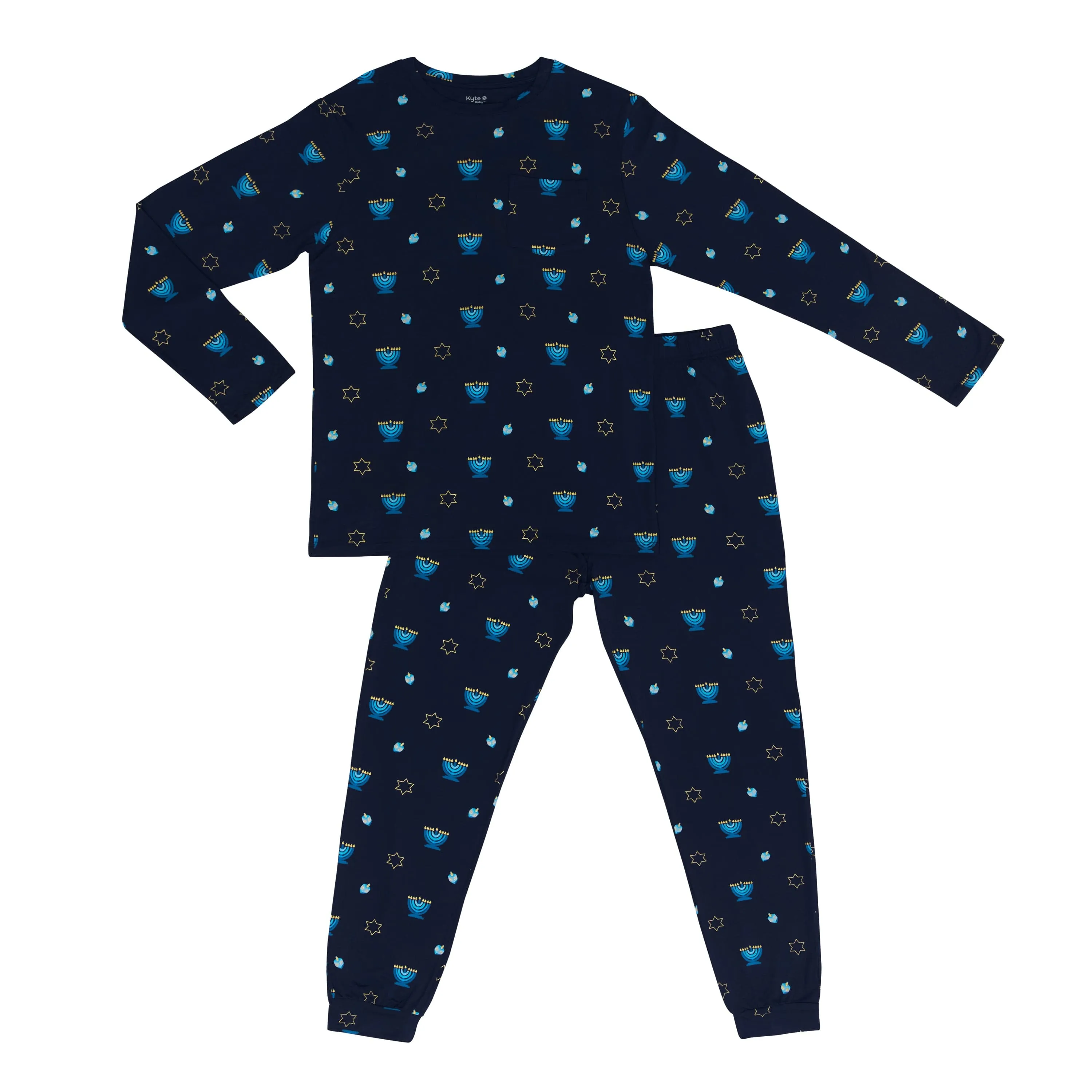 Women's Jogger Pajama Set in Hanukkah