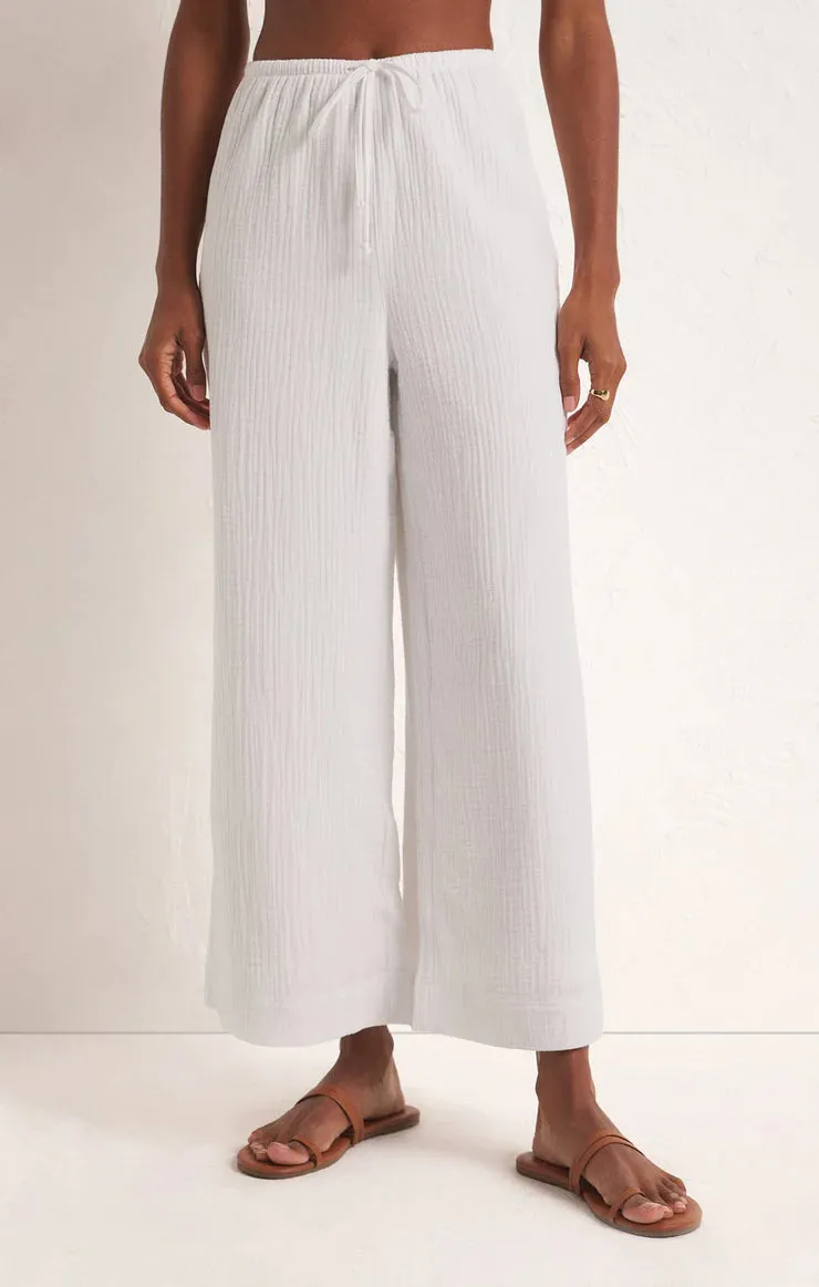 ZSU Barbados Gauze Pants in White